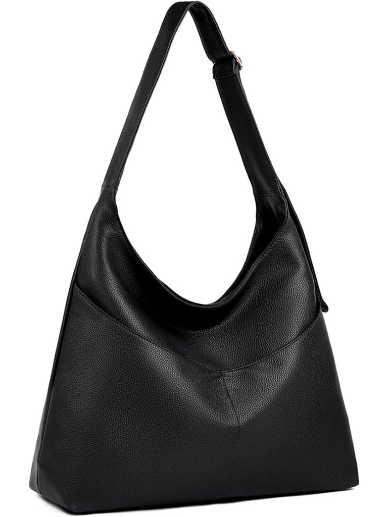 Large Slouchy Hobo Bag For Women | Soft Vegan Leather Tote With Multi Pockets